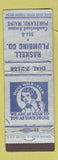 Matchbook Cover - Haskell Plumbing Portland ME WORN