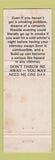 Matchbook Cover - Carmel's Chimney Sweep Australia WORN
