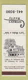 Matchbook Cover - Coffman's Real Estate Fort Thomas KY