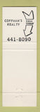 Matchbook Cover - Coffman's Real Estate Fort Thomas KY