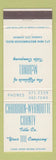 Matchbook Cover - Chadborn Wyandotte County Title Kansas City KS