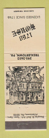 Matchbook Cover - 1760 House Trexlertown PA WEAR