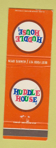 Matchbook Cover - Huddle House Atlanta GA