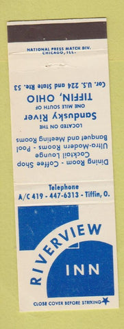 Matchbook Cover - Riverview Inn Tiffin OH