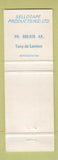 Matchbook Cover - Sellotape Tape Tony De Lautour