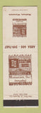 Matchbook Cover - Heritage House Madison WI WEAR
