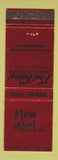 Matchbook Cover - First Federal Savings La Crosse WI