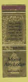 Matchbook Cover - Mount Airy Lodge Mount Pocono PA
