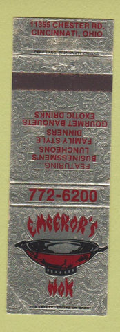 Matchbook Cover - Emperor's Wok Cincinnati OH