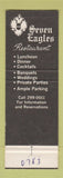 Matchbook Cover - Seven Eagles Restaurant Des Plaines IL