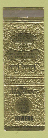 Matchbook Cover - Mayflower Towers Hotel Restaurant Denver Colorado