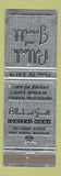 Matchbook Cover - Pollock and Jowett Funeral Home Port Huron MI