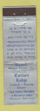 Matchbook Cover - Carraro Lodge Mount Kisco NY WEAR