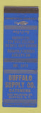 Matchbook Cover - Buffalo Supply Caterers Buffalo NY