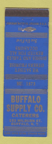 Matchbook Cover - Buffalo Supply Caterers Buffalo NY