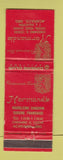 Matchbook Cover - Normandie Acapulco Mexico WEAR