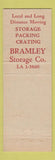 Matchbook Cover - Bramley Storage Company Cleveland OH WEAR
