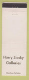 Matchbook Cover - Harry Slosky Galleries Furniture Colorado Springs WEAR