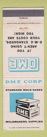 Matchbook Cover - DME Corp Standard Mold Bases Detroit MI WEAR