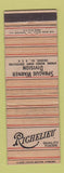 Matchbook Cover - Richelieu Foods Sprague Warner Chicago IL WEAR