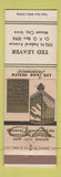 Matchbook Cover - Ted Leaver Insurance Mason City IA WEAR