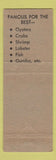 Matchbook Cover - Louis' Seafood Oyster Bar WEAR