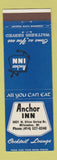 Matchbook Cover - Anchor Inn Milwaukee WI
