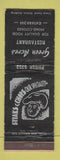 Matchbook Cover - Green Acres Restaurant Cataraqui ON WORN