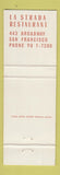 Matchbook Cover - La Strada Restaurant San Francisco CA WEAR