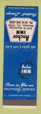 Matchbook Cover - Anchor Inn Milwaukee WI motel