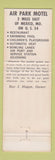Matchbook Cover - Air Park Motel Mexico MO