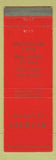 Matchbook Cover - Club Car Restaurant Boston Hingham Norwood MA WEAR