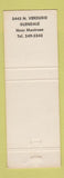 Matchbook Cover - Stoner's Restaurant Tom Maneki Glendale CA