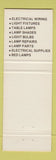 Matchbook Cover - Bullock & Taylor Electric San Angelo TX
