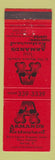 Matchbook Cover - Armand's Restaurant Harvey IL Lombard