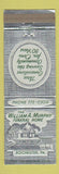 Matchbook Cover - William Murphy Funeral Home Rochester PA