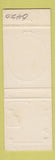 Matchbook Cover - William Murphy Funeral Home Rochester PA