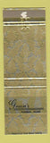 Matchbook Cover - Green's Funeral Home Homestead Park Munhall PA WORN