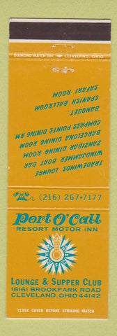 Matchbook Cover - Port O Call Resort Motor Inn Cleveland OH