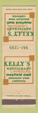 Matchbook Cover - Kelly's Restaurant Mountain View CA WEAR