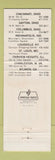 Matchbook Cover - Tall Fashions Clothes Cincinnati Dayton OH St Louis Atlanta