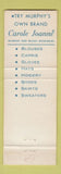 Matchbook Cover - Murphy's Women's Clothes Carole Joanne