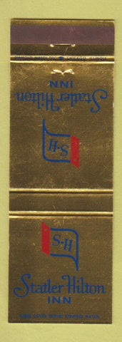 Matchbook Cover - Statler Hilton Inn