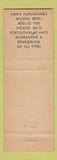 Matchbook Cover - Brooks Hansen Tailors Men's Clothes Moline IL WEAR