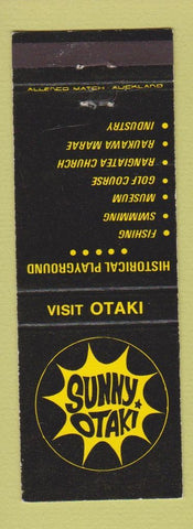 Matchbook Cover - Sunny Otaki New Zealand tourism