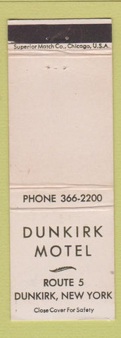 Matchbook Cover - Dunkirk Motel NY WEAR