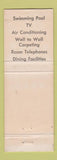 Matchbook Cover - Dunkirk Motel NY WEAR