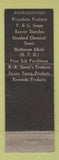 Matchbook Cover - EJ Thomas Laundry Dry Cleaning Supply Columbus OH