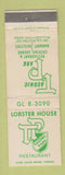 Matchbook Cover - Lobster House Taconic Park Restaurant Williamstown MA WEAR