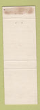 Matchbook Cover - The Chalet Dillsburg PA WEAR